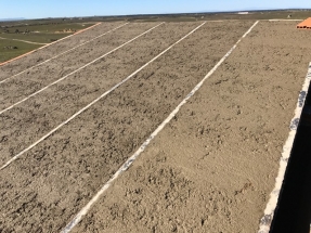 Trabajo de construcción nave ganadera